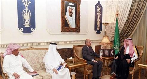 الأمير عبدالله بن مساعد يستقبل رئيس الاتحاد العربي